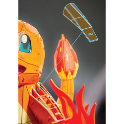 Pokémon Charmander - puzzle with 241 pieces by 4D Build