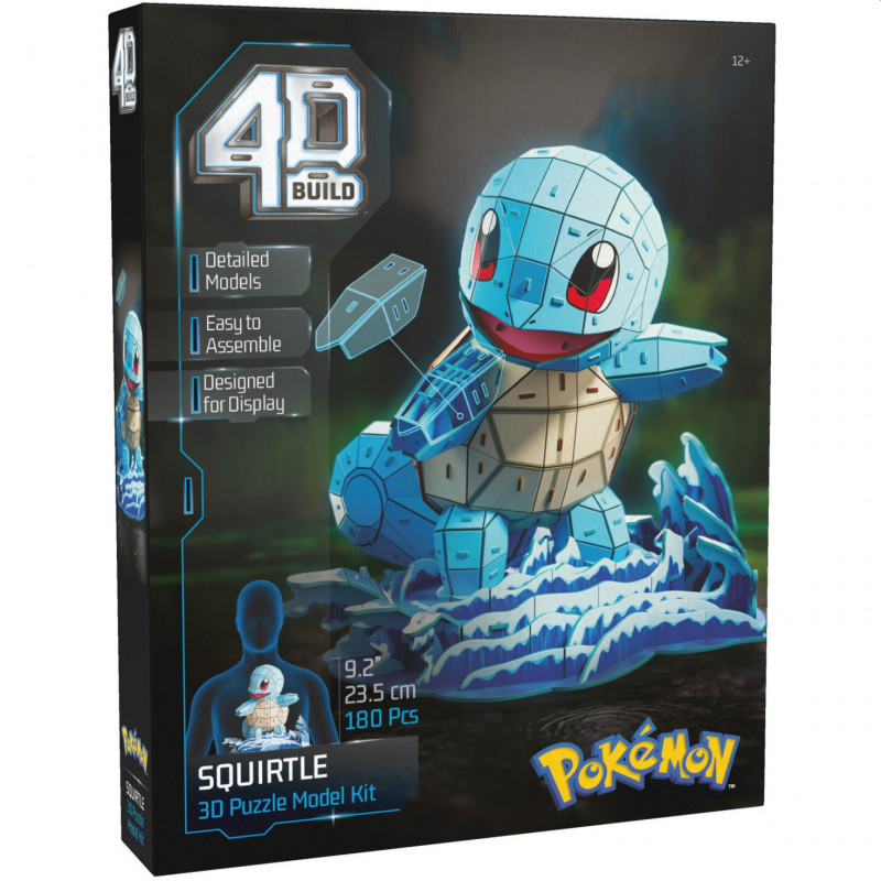 Pokémon Schiggy - Puzzle mit 180 Teilen von 4D Build