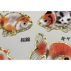 'Goldfische' Otonano-Zukan Papier Aufkleber