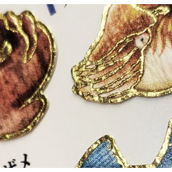 « Poissons des grands fonds » Otonano-Zukan autocollants en papier