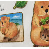 'Quokka / Wallaby' Otonano-Zukan Papier Aufkleber