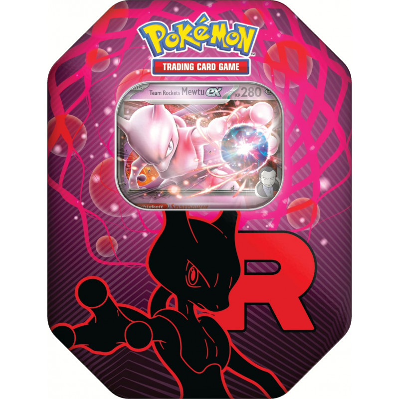 [restocking soon][German edition] Team Rockets Mewtu Tin 123 - Pokemon Cards
