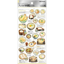 « Udon (nouilles) » Otonano-Zukan autocollants en papier