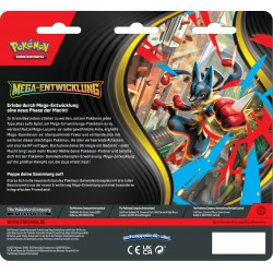 [from 10.10][German edition] 3 Booster Blister with Enton Promo cards - Pokémon Cards Mega-Entwicklung