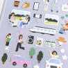 Reise-Erinnerungen - Daily Deco Stickers Aufkleber