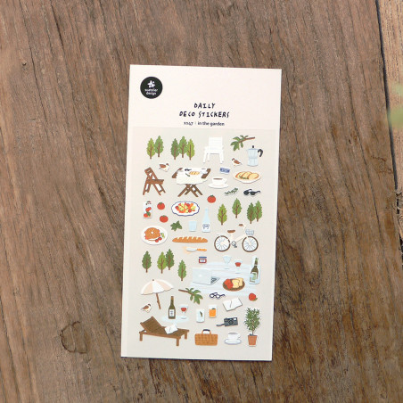 Dans le jardin - Daily Deco Stickers autocollants