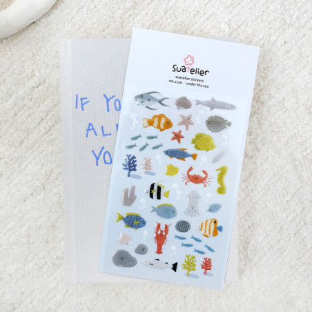Sea creatures - Daily Deco Stickers