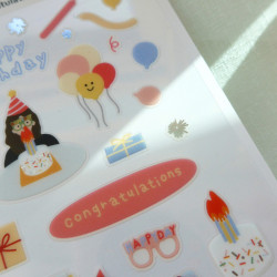 Geburtstag - Daily Deco Stickers Aufkleber