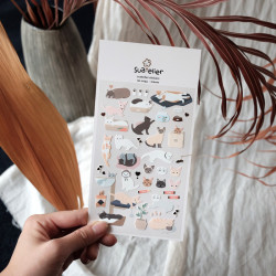meow!! Cats - Daily Deco Stickers
