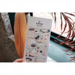 meow!! Katzen - Daily Deco Stickers Aufkleber