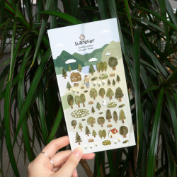 Wald - Daily Deco Stickers Aufkleber