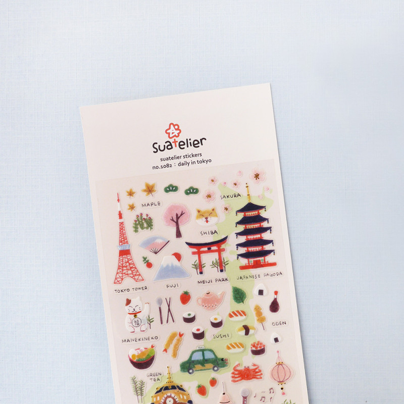 Tokyo - Daily Deco Stickers autocollants