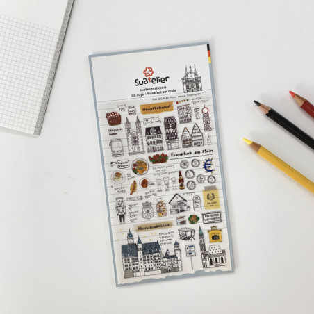 Frankfurt am Main - Daily Deco Stickers Aufkleber