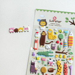 Animals - Daily Deco 3D Stickers