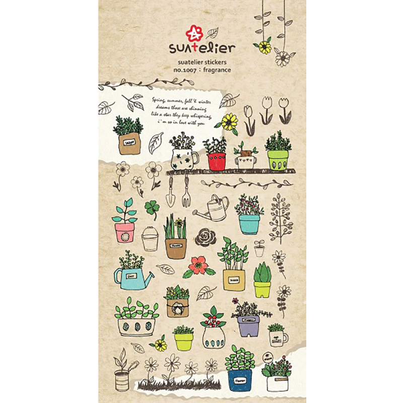 Potted plants - Daily Deco Stickers