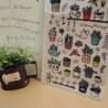 Topfpflanzen- Daily Deco Stickers Aufkleber