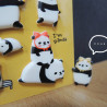 Pandas - Daily Deco 3D Stickers
