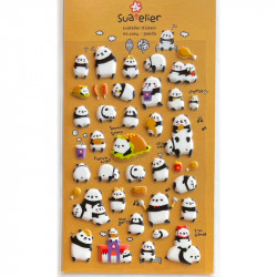 Pandas - Daily Deco 3D Stickers