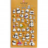 Pandas - Daily Deco 3D Stickers