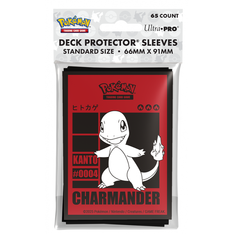 65 protective sleeves with Charmander by UltraPro