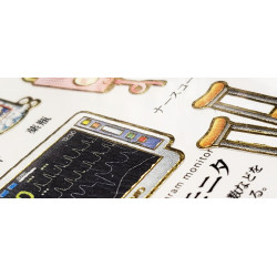 « Soins médicaux » Otonano-Zukan autocollants en papier