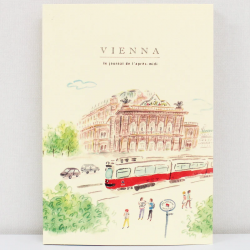 Illustrated A5 Travel Journal "VIENNA – le journal de...