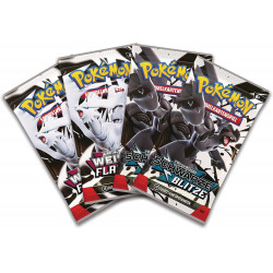 [restocking 28.10.][en allemand] Schwarze Blitze & Weiße Flammen Poster Kollektion - Cartes Pokémon Karmesin & Purpur