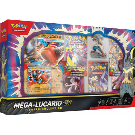[German edition] Mega-Lucario-ex Figure Collection - Pokemon Cards