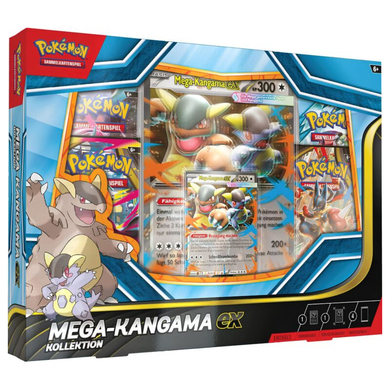 [du 14.11.][max. 2][en allemand] Mega-Kangama-ex Figur Kollektion - cartes Pokemon