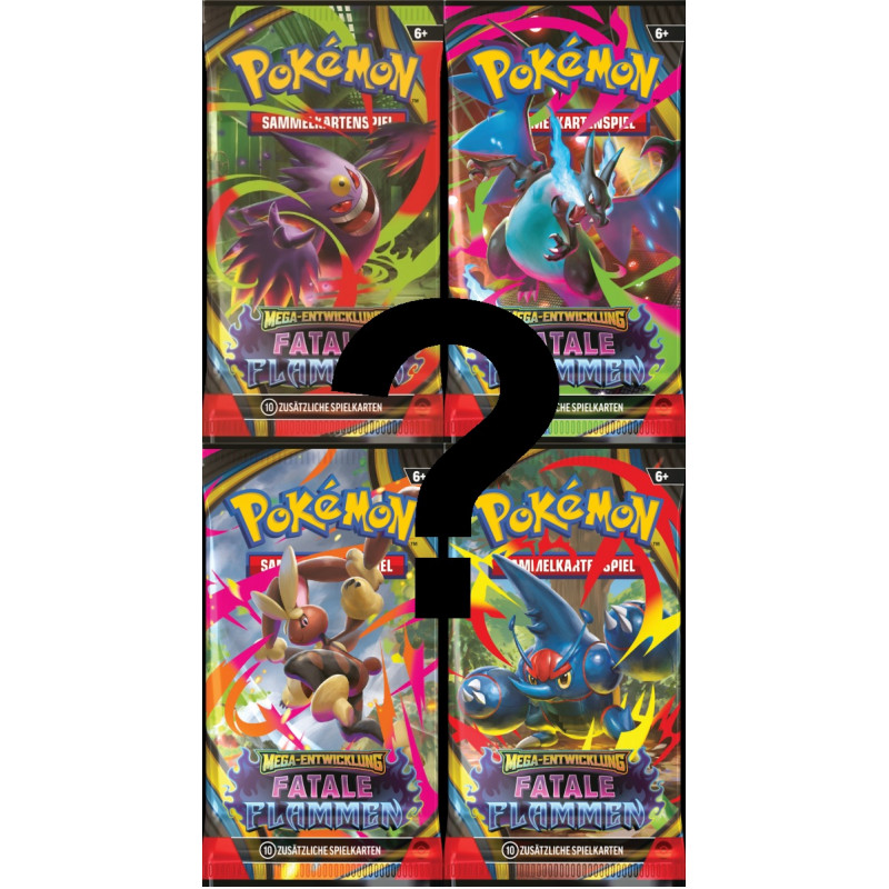 [max. 18][en allemand] Fatale Flammen 1 Booster - Cartes Pokémon