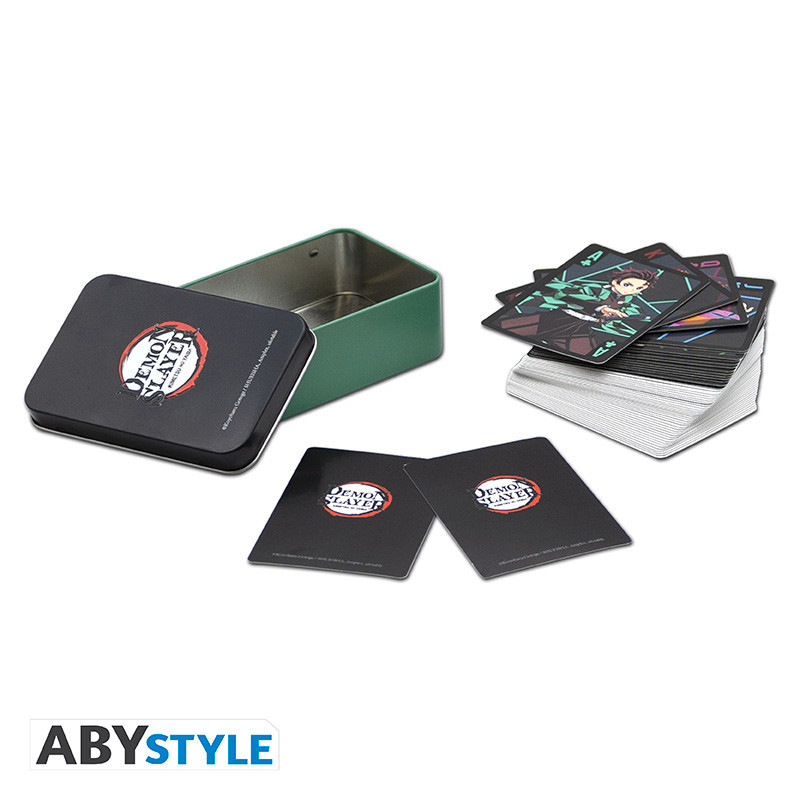 Demon Slayer klassische Spielkarten in Metalldose