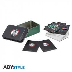Demon Slayer classic playing card in a metal tin