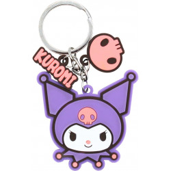 Kuromi Rubber Keychain - by Joy Toy