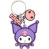 Kuromi Rubber Keychain - by Joy Toy