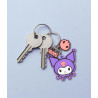 Kuromi Rubber Keychain - by Joy Toy