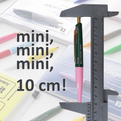 mini Anterique - stylo bille mécanique court DAY-BP14-RDBL (rechargeable)