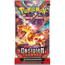 [en allemand] Obsidian Flammen 1 Booster - Karmesin & Purpur - Cartes Pokémon