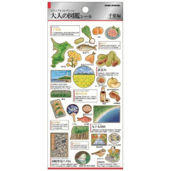 'Chiba (prefecture)' Otonano-Zukan Paper stickers