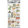 'Ibaraki (prefecture)' Otonano-Zukan Paper stickers