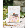 Illustrated A5 Travel Journal "Kyoto: Kiyomizu temple in spring"