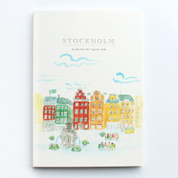 Illustrated A5 Travel Journal "Stockholm"
