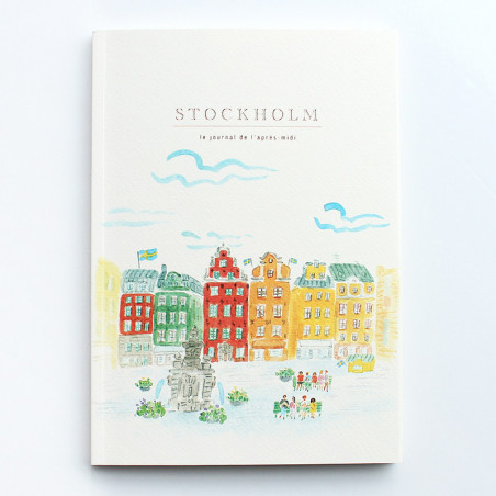 Illustrated A5 Travel Journal "Stockholm"