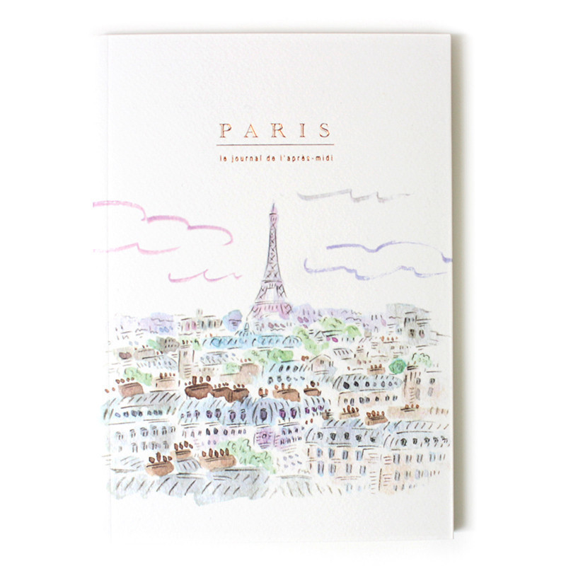 Illustrated A5 Travel Journal "Paris"