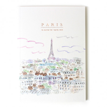 Illustriertes A5 Reisetagebuch „Paris“