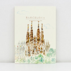 Journal de voyage illustré A5 « Barcelone »