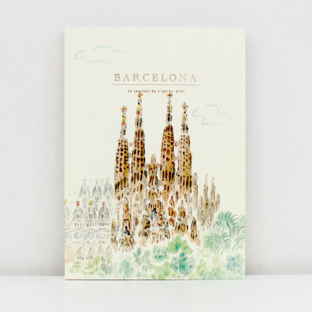Illustrated A5 Travel Journal "Barcelona"