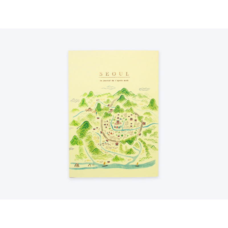 Illustrated A5 Travel Journal "Old Seoul City"