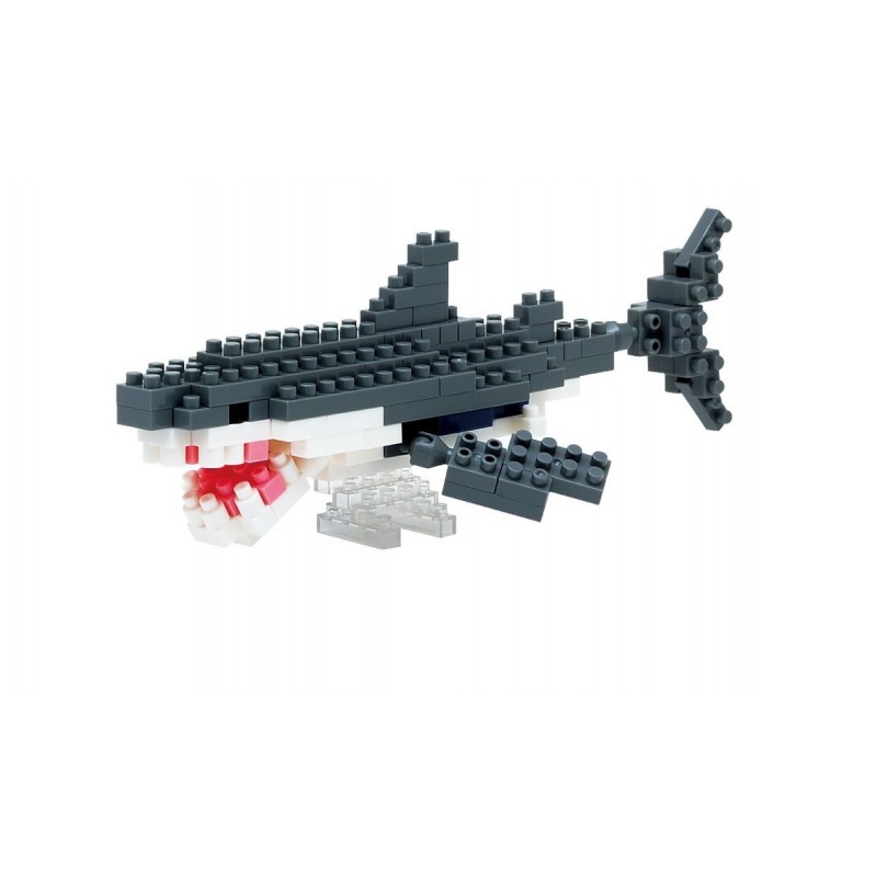 Great White Shark (old ver.) NBC-082 NANOBLOCK the Japanese mini construction block | Miniature series