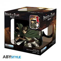 Attack on Titan - mug thermo réactif