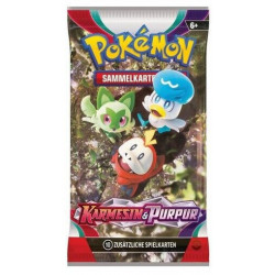 [in German] Pokemon cards Karmesin Purpur 1 booster